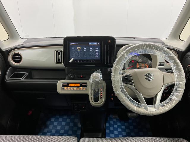 ワゴンＲスマイル ＨＹＢＲＩＤ　Ｘ　２型　全方位モニター付きナビ　オートライト　Ｂｌｕｅｔｏｏｔｈ　スライドドア　純正ナビ　プッシュスタート　シートヒーター　オートエアコン　スズキセーフティーサポート　衝突被害軽減システム　アイドリングストップ　横滑り防止機能（18枚目）