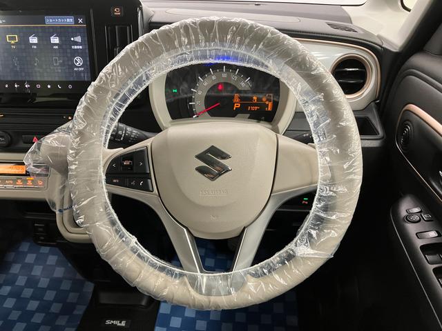 ワゴンＲスマイル ＨＹＢＲＩＤ　Ｘ　２型　全方位モニター付きナビ　オートライト　Ｂｌｕｅｔｏｏｔｈ　スライドドア　純正ナビ　プッシュスタート　シートヒーター　オートエアコン　スズキセーフティーサポート　衝突被害軽減システム　アイドリングストップ　横滑り防止機能（19枚目）