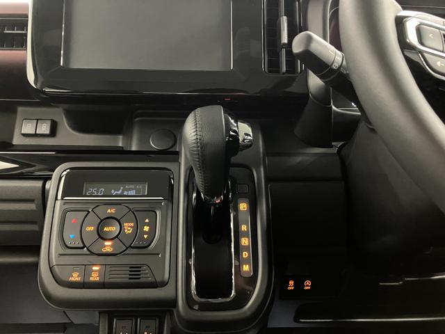 スペーシアカスタム カスタム HYBRID XSターボ LEDヘッドランプ オートライト スライドドア プッシュスタート シートヒーター オートエアコン 衝突被害軽減システム アイドリングストップ 横滑り防止機能 衝突安全ボディ(13枚目)