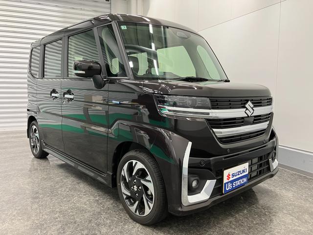 スペーシアカスタム カスタム HYBRID XS 4WD 衝突被害軽減ブレーキ LEDヘッドランプ オートライト スライドドア プッシュスタート シートヒーター オートエアコン 衝突被害軽減システム アイドリングストップ 横滑り防止機能 衝突安全ボディ ステアリングヒーター(13枚目)