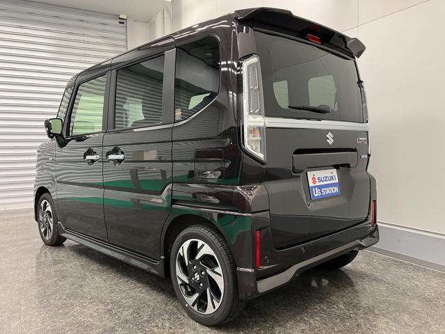 スペーシアカスタム カスタム HYBRID XS 4WD 衝突被害軽減ブレーキ LEDヘッドランプ オートライト スライドドア プッシュスタート シートヒーター オートエアコン 衝突被害軽減システム アイドリングストップ 横滑り防止機能 衝突安全ボディ ステアリングヒーター(16枚目)