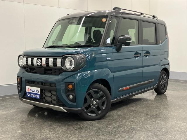 スペーシア ギア　ＨＹＢＲＩＤ　ＸＺ　全方位モニター付きナビ　オートライト　Ｂｌｕｅｔｏｏｔｈ　スライドドア　純正ナビ　プッシュスタート　シートヒーター　オートエアコン　衝突被害軽減システム　アイドリングストップ　横滑り防止機能　衝突安全ボディ（14枚目）