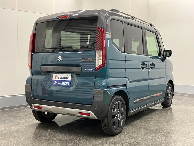 スペーシア ギア　ＨＹＢＲＩＤ　ＸＺ　全方位モニター付きナビ　オートライト　Ｂｌｕｅｔｏｏｔｈ　スライドドア　純正ナビ　プッシュスタート　シートヒーター　オートエアコン　衝突被害軽減システム　アイドリングストップ　横滑り防止機能　衝突安全ボディ（15枚目）