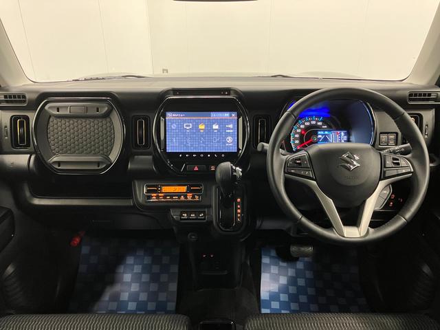 ハスラー ＨＹＢＲＩＤ　Ｘ　４ＷＤ　全方位モニター付きナビ　バックカメラ　オートライト　Ｂｌｕｅｔｏｏｔｈ　プッシュスタート　シートヒーター　オートエアコン　４ＷＤ　衝突被害軽減システム　アイドリングストップ　横滑り防止機能（21枚目）