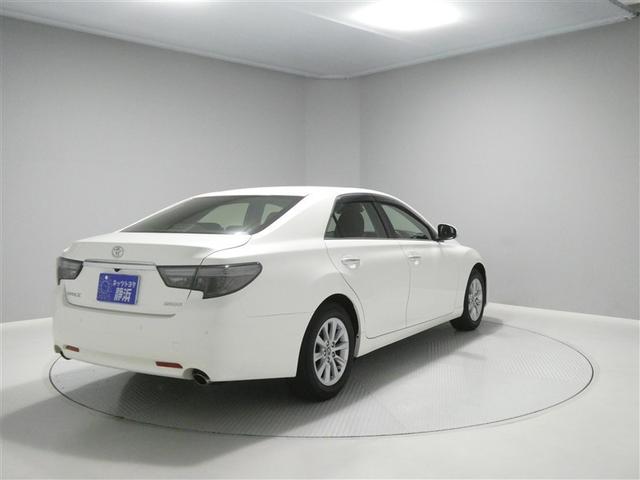 マークX 250G プリクラッシュセーフティー ドラレコ付き LEDヘッドライト 純正アルミホイール ETC バックモニター スマートキー CD/DVD再生付き フルセグメモリーナビ パワーシート シート素材モケット(3枚目)