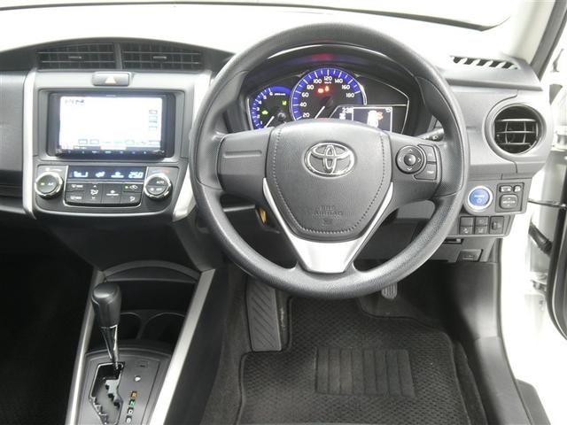 カローラフィールダー ハイブリッド　ＥＸ　セーフティセンス　ドラレコ付き　ＣＤ再生付き　リアスポイラー　社外アルミホイール　ＥＴＣ　バックモニター　スマートキー　メモリーナビ　シート素材モケット　オートエアコン　アイドリングストップ（4枚目）