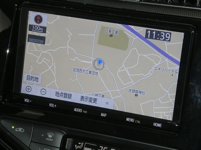 アクア Ｇソフトレザーセレクション　セーフティセンス　ドラレコ付き　合成皮革シート　ＬＥＤヘッドライト　バックモニター　ＥＴＣ　スマートキー　リアスポイラー　純正アルミホイール　ＣＤ／ＤＶＤ再生付き　フルセグメモリーナビ　オートエアコン（6枚目）