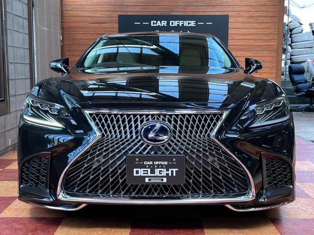 LS LS500h Iパッケージ ●本革シート●パノラミックビューモニター●デジタルインナーミラー●ウィンカーミラー●キーレス●パワーシート●イージークローザー●トヨタセーフティーセンス●LEDヘッドライト●ETC●Bluetooth