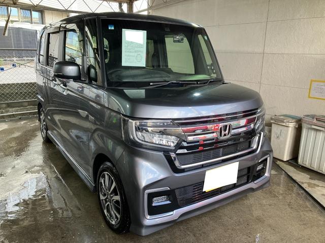 Ｎ－ＢＯＸカスタム Ｌ　テレビ　ＢＴ接続　Ｐソナー　車線逸脱警報装置　サイドエアバッグ　Ａストップ　シートヒータ　ベンチシート　キーフリーシステム　ＬＥＤライト　リアカメ　クルーズコントロール　ＡＣ　フルフラットシート（5枚目）