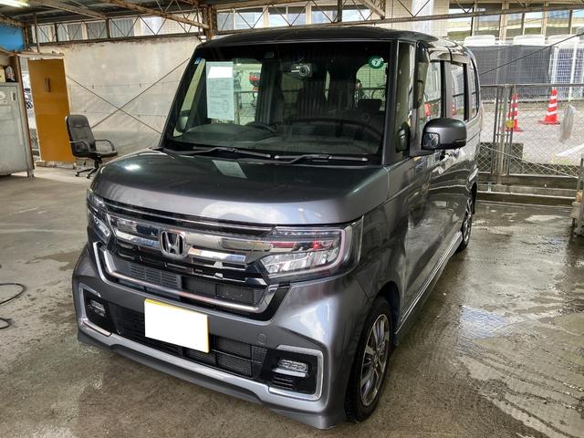 Ｎ－ＢＯＸカスタム Ｌ　テレビ　ＢＴ接続　Ｐソナー　車線逸脱警報装置　サイドエアバッグ　Ａストップ　シートヒータ　ベンチシート　キーフリーシステム　ＬＥＤライト　リアカメ　クルーズコントロール　ＡＣ　フルフラットシート（7枚目）