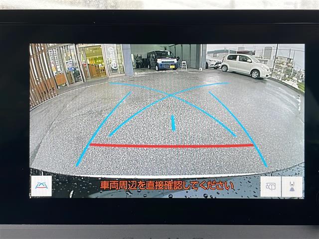 【バックカメラ】駐車が苦手な方でも映像で後方の安全確認もしっかり♪見えない死角の部分や距離感などモニター確認することが可能です！