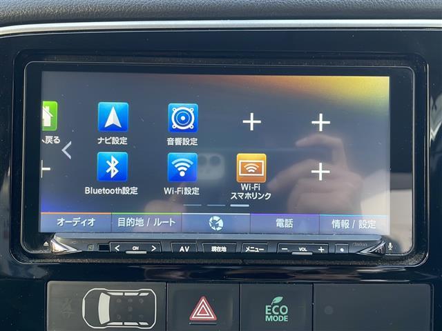 Ｍ　禁煙車　社外ＳＤナビ　フルセグＴＶ　ＤＶＤ再生可　Ｂｌｕｅｔｏｏｔｈ　バックカメラ　ＡＣ１００Ｖ１５００Ｗ電源　革巻きステアリング　パドルシフト　ウインカードアミラー　社外１８インチアルミホイール(4枚目)