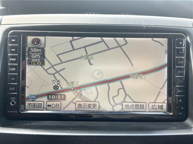 【　ナビゲーション　】ナビゲーションシステム装備なので不慣れな場所へのドライブも快適にして頂けます♪