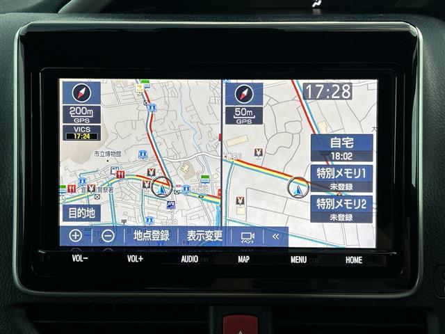 ヴォクシー ＺＳ　煌ＩＩ　純正ナビ　バックカメラ　ＥＴＣ　ドライブレコーダー　両側パワスラ　衝突被害軽減システム　コーナーセンサー　フリップダウンモニター　リアロールサンシェード　パドルシフト　ＴＶ　Ｂｌｏｏｔｏｏｔｈ（3枚目）