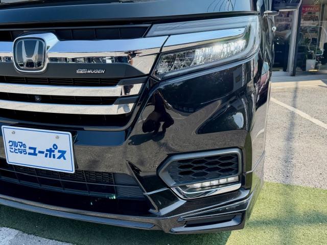 ステップワゴンスパーダ ｅ：ＨＥＶスパーダ　Ｇ・ＥＸ　ホンダセンシング　ＯＰ１０年保証対象車　無限エアログリル　ドラレコ前後　両側パワスラ　ハーフレザー　ホンダセンシング　コーナーセンサー　純正ナビ　オートＬＥＤヘッドライト　フォグライト　電動パーキング　ブレーキホールド（13枚目）