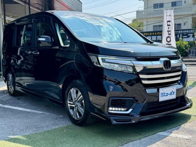 ステップワゴンスパーダ ｅ：ＨＥＶスパーダ　Ｇ・ＥＸ　ホンダセンシング　ＯＰ１０年保証対象車　無限エアログリル　ドラレコ前後　両側パワスラ　ハーフレザー　ホンダセンシング　コーナーセンサー　純正ナビ　オートＬＥＤヘッドライト　フォグライト　電動パーキング　ブレーキホールド（54枚目）