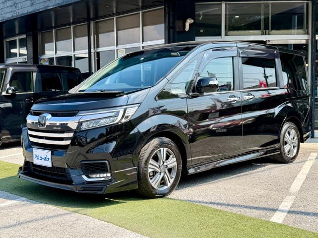 ステップワゴンスパーダ ｅ：ＨＥＶスパーダ　Ｇ・ＥＸ　ホンダセンシング　ＯＰ１０年保証対象車　無限エアログリル　ドラレコ前後　両側パワスラ　ハーフレザー　ホンダセンシング　コーナーセンサー　純正ナビ　オートＬＥＤヘッドライト　フォグライト　電動パーキング　ブレーキホールド（59枚目）