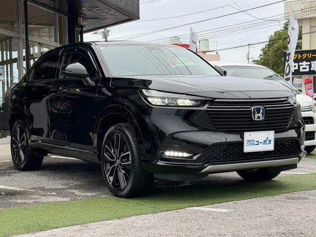 ヴェゼル ｅ：ＨＥＶ　Ｚ　ＯＰ１０年保証対象車　純正ナビ　パワーバックドア　ハーフレザー　ドラレコ前後　コーナーセンサー　電動パーキング　ブレーキホールド　置くだけ充電　レーダークルーズコントロール　シートヒーター　ＢＳＭ（55枚目）