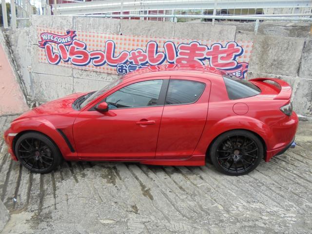 ＲＸ－８ タイプＳ　ＭＴ６速／社外マフラー／ＴＶ・ナビ・ＤＶＤ再生・バックモニター／本革皮パワーシート／フルエアロ（33枚目）