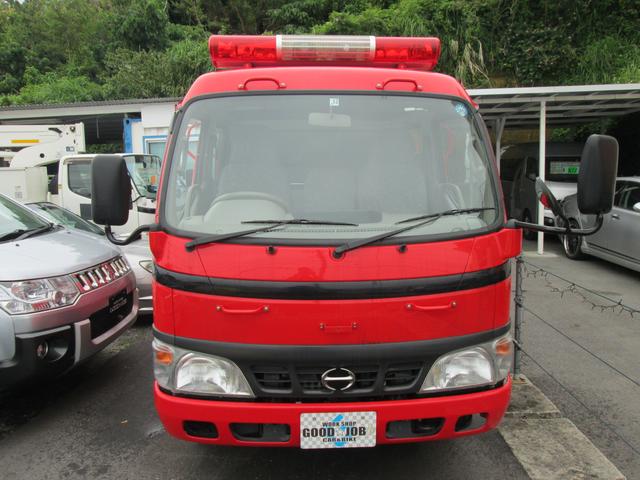 元消防車 ディーゼル ハイルーフ Wキャブ MT5速(2枚目)