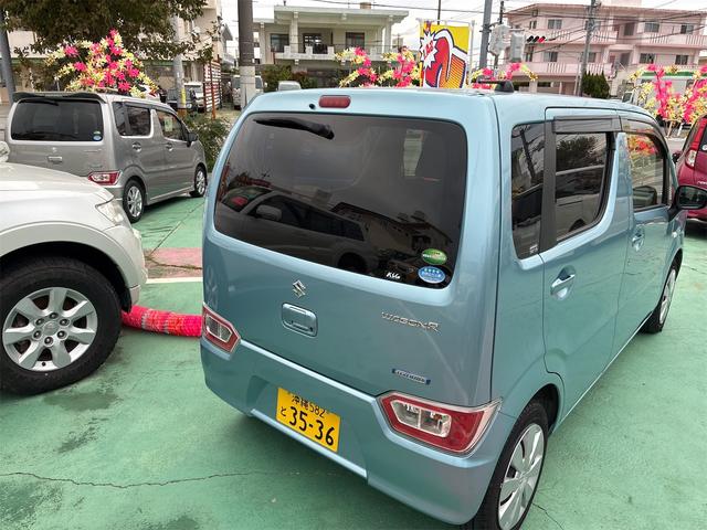 ワゴンR ハイブリッドFZ キーレスエントリー スマートキー アイドリングストップ LEDヘッドランプ フルフラット(10枚目)