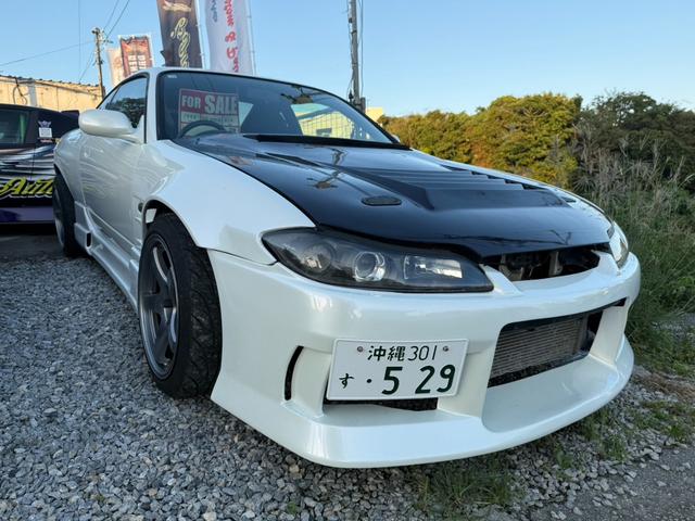 社外3点エアロ、社外フロント/リアフェンダー55mm、