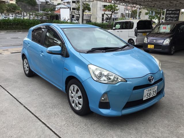 アクア S レンタアップ車・キーレスエントリー・スマートキー・CD・電動格納ミラー