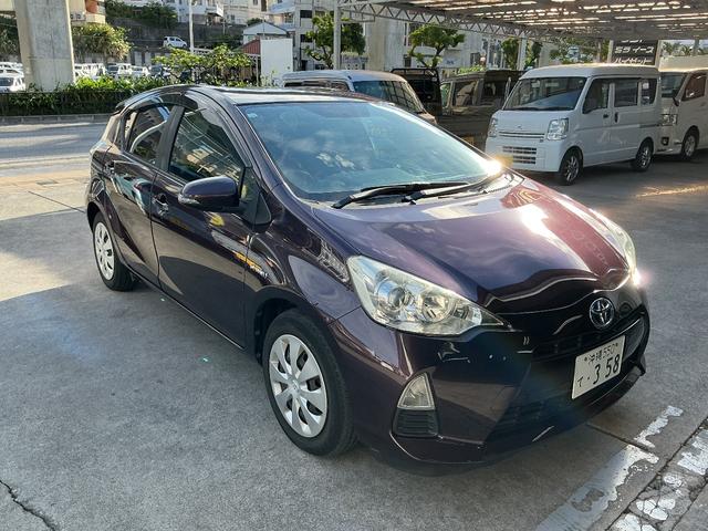 アクア Ｓ　県内中古車　フルセグＴＶ・ＣＤ・ＤＶＤ・Ｂｌｕｅｔｏｏｔｈ・ＥＴＣ・バックカメラ・オートエアコン・ドアバイザー・プライバシーガラス・スマートキー・プッシュスタート