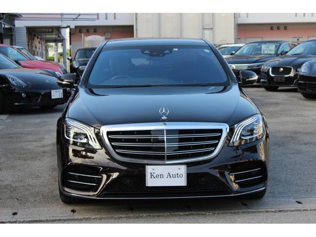 S400AMGラインレザーエクスクルーシブ パッケージ ディーラー車・禁煙車・純正ナビ TV・360カメラ・ワンオーナー・パノラミックスライディングルーフシートヒーター・シートエアコン・本土仕入(2枚目)