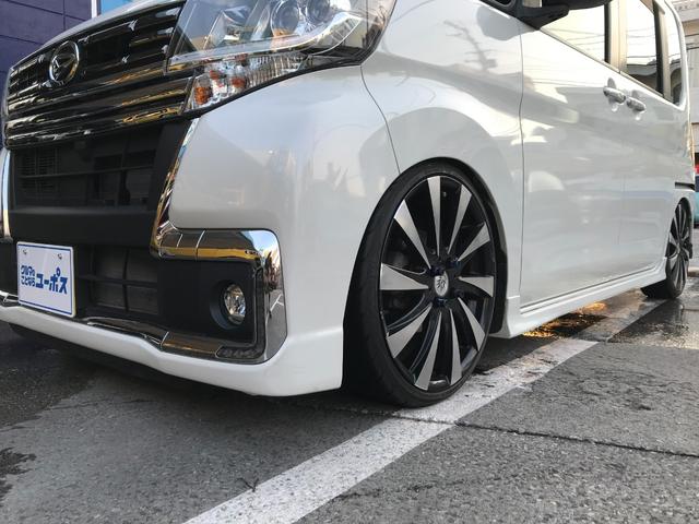 カスタムRS トップエディションSAIII OP10年保証対象車 スマートアシスト 両側パワースライドドア メモリーナビ バックモニター RSR車高調 社外スピーカー(7枚目)