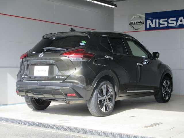 電気の走りに履き替えよう！日産人気のＳＵＶ！キックス・Ｘ（ｅ－ＰＯＷＥＲ）入庫しました。