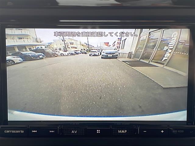 【バックカメラ】駐車が苦手な方でも映像で後方の安全確認もしっかり♪見えない死角の部分や距離感などモニター確認することが可能です！