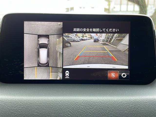 【　全方位カメラ　】上から見下ろしたように駐車が可能です。安心して縦列駐車も可能です♪