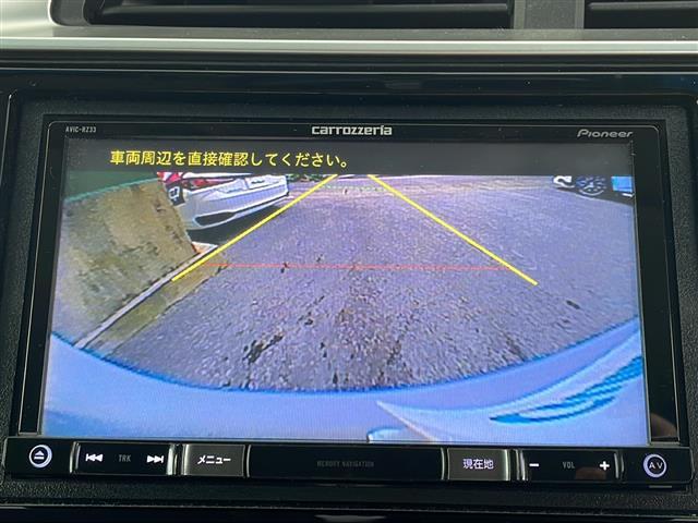 【バックカメラ】駐車が苦手な方でも映像で後方の安全確認もしっかり♪見えない死角の部分や距離感などモニター確認することが可能です！