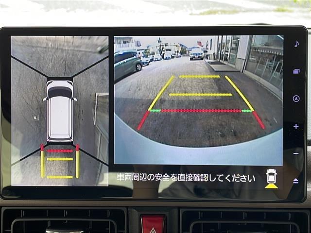【パノラミックビューモニター】　真上から見たような映像が流れ、便利かつ大変見やすく安全確認もできます！駐車が苦手な方にもオススメな便利機能です！