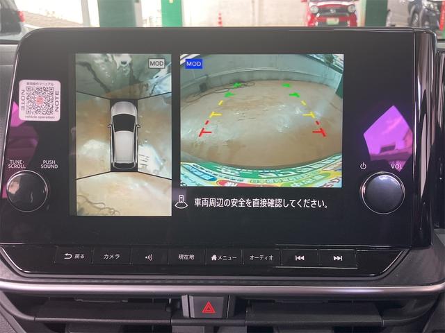 【全周囲カメラ】真上から車を見たようにモニターで確認ができる。是非実際の車で体感してみてください。
