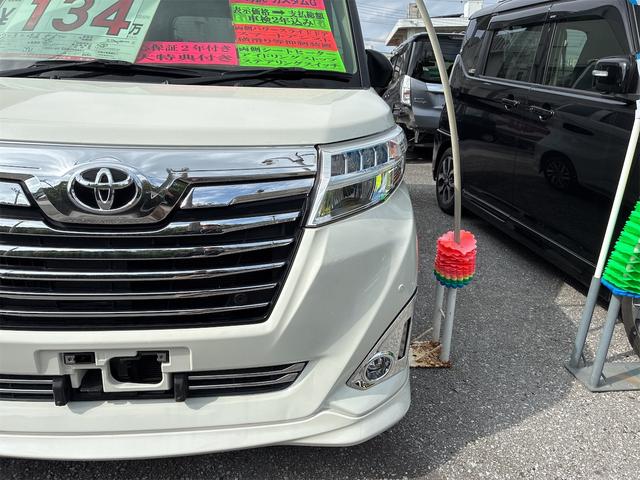 ルーミー カスタムＧ　両側パワースライドドア　スマートアシスト　両側シートヒーター　アイドリングストップ　ステアリングスイッチ　純正ナビ　ＴＶ　バックモニター　Ｂｌｕｅｔｏｏｔｈ　ドライブレコーダー　ＥＴＣ（6枚目）