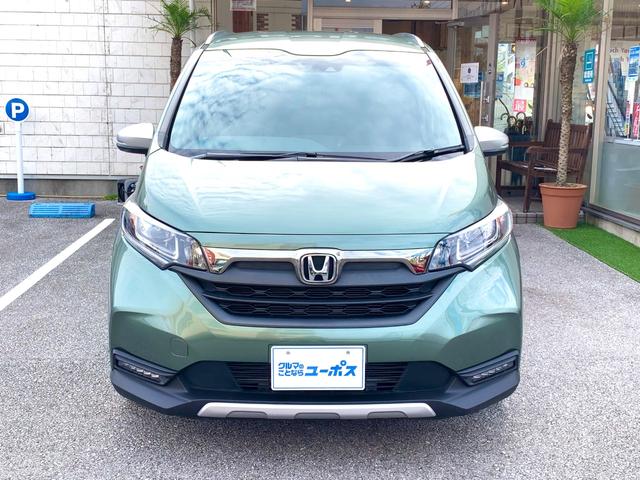 フリードハイブリッド ハイブリッド・クロスターホンダセンシング OP10年保証対象車 純正9インチナビ 前後ドライブレコーダー ハーフレザーシート ビルトインETC 両側パワースライドドア LEDヘッドライト レーダークルーズコントロール シートヒーター(2枚目)