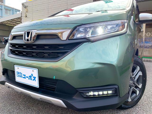 フリードハイブリッド ハイブリッド・クロスターホンダセンシング OP10年保証対象車 純正9インチナビ 前後ドライブレコーダー ハーフレザーシート ビルトインETC 両側パワースライドドア LEDヘッドライト レーダークルーズコントロール シートヒーター(9枚目)