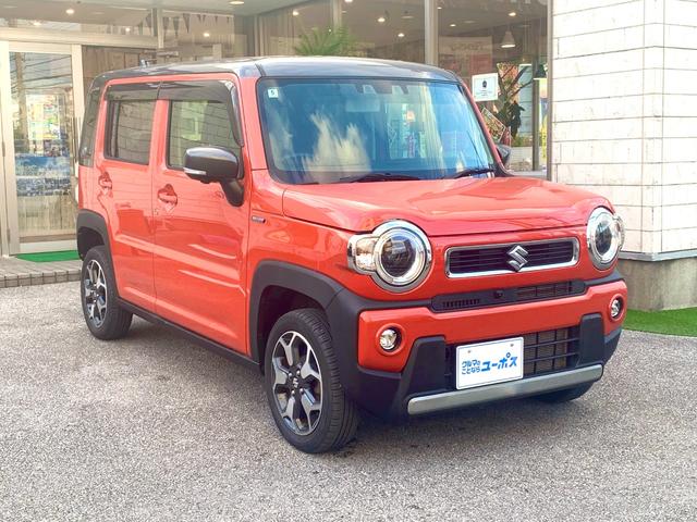 ハスラー ハイブリッドＸ　ＯＰ５年保証対象車　衝突被害軽減ブレーキ　全方位カメラ　純正ナビ　ＥＴＣ　コーナーセンサー　ＬＥＤヘッドライト　フォグライト　オートライト　オートハイビーム　ウインカーミラー（オート）　シートヒーター（3枚目）