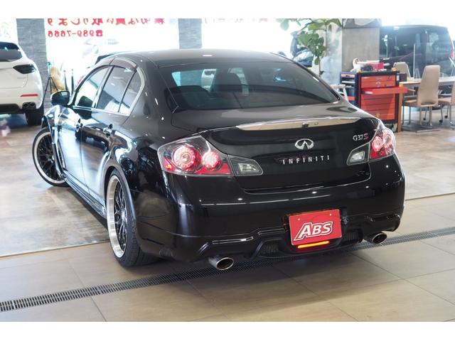 250GT タイプV WALDエアロ フロントアンダーリップ LED付 ブラックインナーヘッド 車高調ローダウン 20インチ 黒ハーフレザー 社外テールランプ インフィニティ仕様一部 フルセグTV DVD再生 クルコン(15枚目)