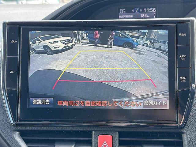 バックカメラ装備。駐車が苦手な方には欠かせません。