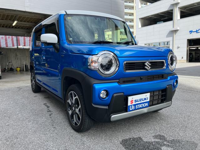 ハスラー ＨＹＢＲＩＤ　Ｘ　【全方位カメラ・ナビ】　オートライト　Ｂｌｕｅｔｏｏｔｈ　純正ナビ　プッシュスタート　シートヒーター　オートエアコン　スズキセーフティーサポート　衝突被害軽減システム　アイドリングストップ
