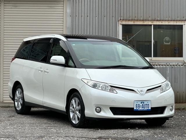 エスティマ G サンルーフ 純正ナビ バックガイドカメラ フルセグTV DVD 後席モニター BLUETOOTH 運転席パワーシート クルーズコントロール ビルトインETC 両側パワースライドドア タイミングチェーン(35枚目)