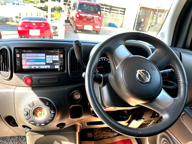 キューブ １５Ｘ　Ｖセレクション　２年保証付き　バックカメラ　スマートキー　プッシュスタート　ＣＤ　ＤＶＤ　ＢＬＵＥＴＯＯＴＨ　ＮＡＶＩ　ＴＶ