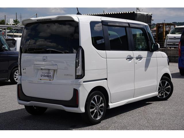 Ｎ－ＢＯＸカスタム ベースグレード　純正ナビ　スマートキー、ＥＴＣ、アルミホイール、リアカメラ、カーナビ、ＴＶ、フロアマット、ドアバイザー、リアシートスライド、両側スライドドア、あんしんパッケージ　防錆済　ＵＳＢ接続　Ｄレコ　ＬＥＤ（8枚目）