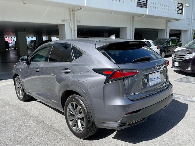 ＮＡＶＩ・ＡＩ－ＡＶＳやパフォーマンスダンパーを装備し、スポーツの走りを継承するスポーティバージョン「ＮＸ３００ｈ　Ｆスポーツ」