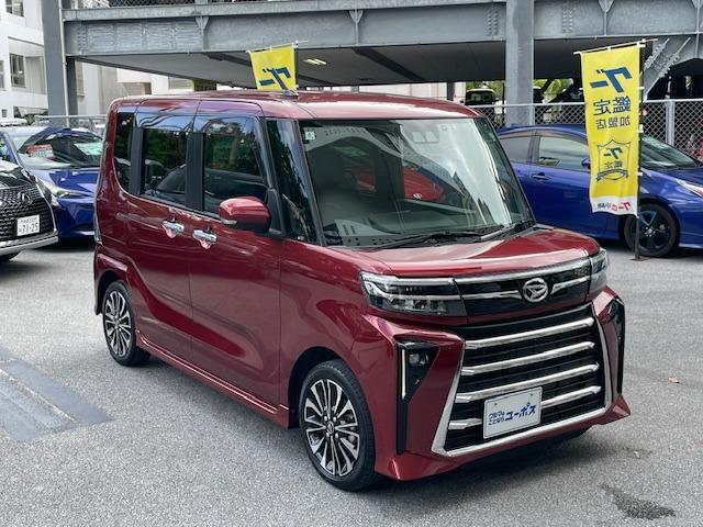 タント カスタムRS OP10年保証対象車 両側パワースライドドア パノラマビューモニター 純正ディスプレイオーディオ(3枚目)