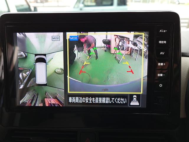 【全周囲カメラ】真上から車を見たようにモニターで確認ができる。是非実際の車で体感してみてください。