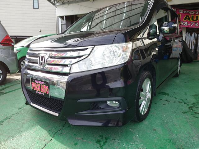 ステップワゴンスパーダ Ｚ　ＥＴＣ　ＴＶ　両側電動スライドドア　ＨＩＤ　スマートキー　電動格納ミラー　３列シート　ウォークスルー　ＣＶＴ　アルミホイール　盗難防止システム　衝突安全ボディ　ＡＢＳ　ＥＳＣ　エアコン（18枚目）